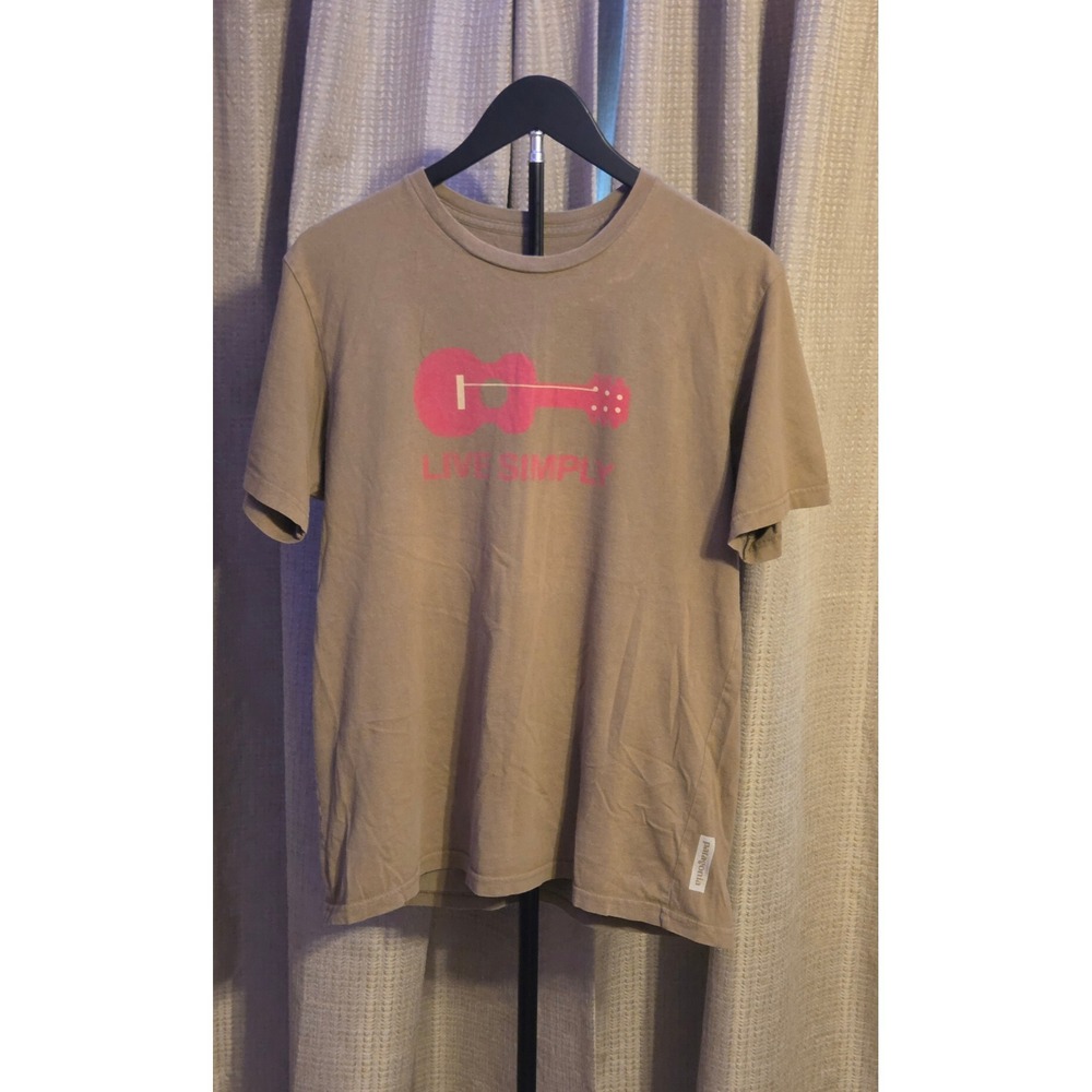 Patagonia Live Simply Graphic T-Shirt Women's Size Medium Brown